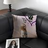 AAvril LavigneE Singer Cushion Cover Natural Linen Organic Fabric DoubleSided Printing Sofa Home Decor Gift Pillow Case