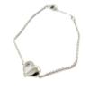 [N6855] - Silver White 'Love' Silver Bracelet