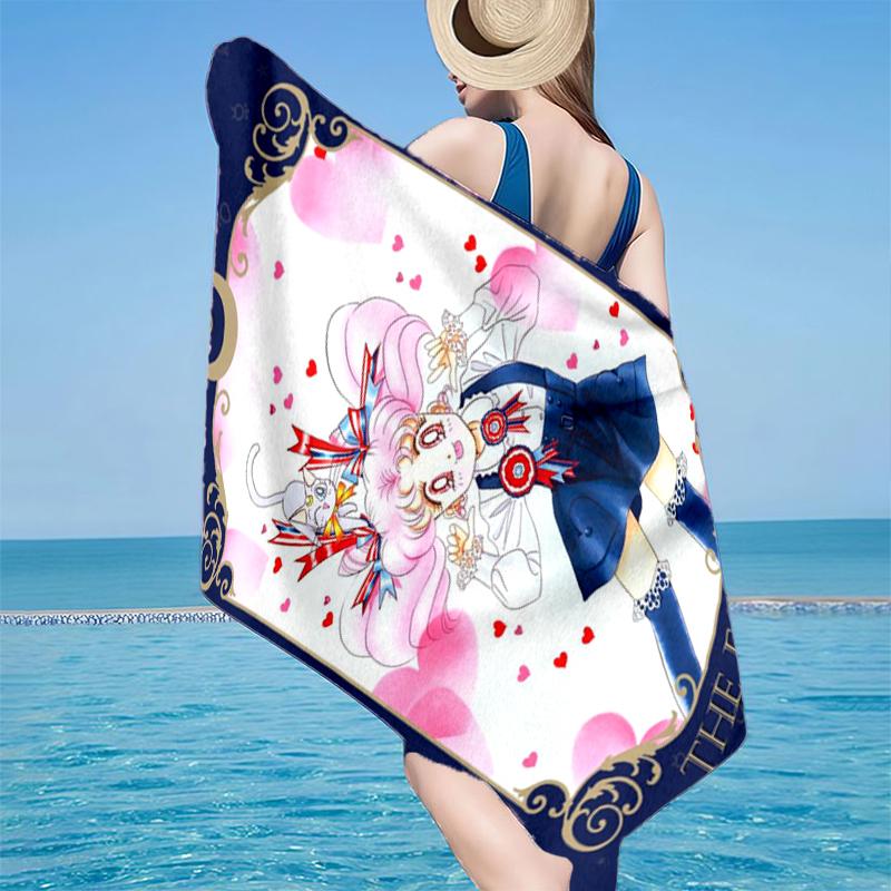 Moonlit Dance Of Love Beach Towel, Super Soft Microfiber, Gift for Her/Him, Birthday, for Pool, Beach, Travel, Home Decor Fan gifts