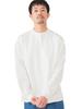 Beams Long Sleeve Jersey Size 11140220803 Men's T-Shirt, White, M,
