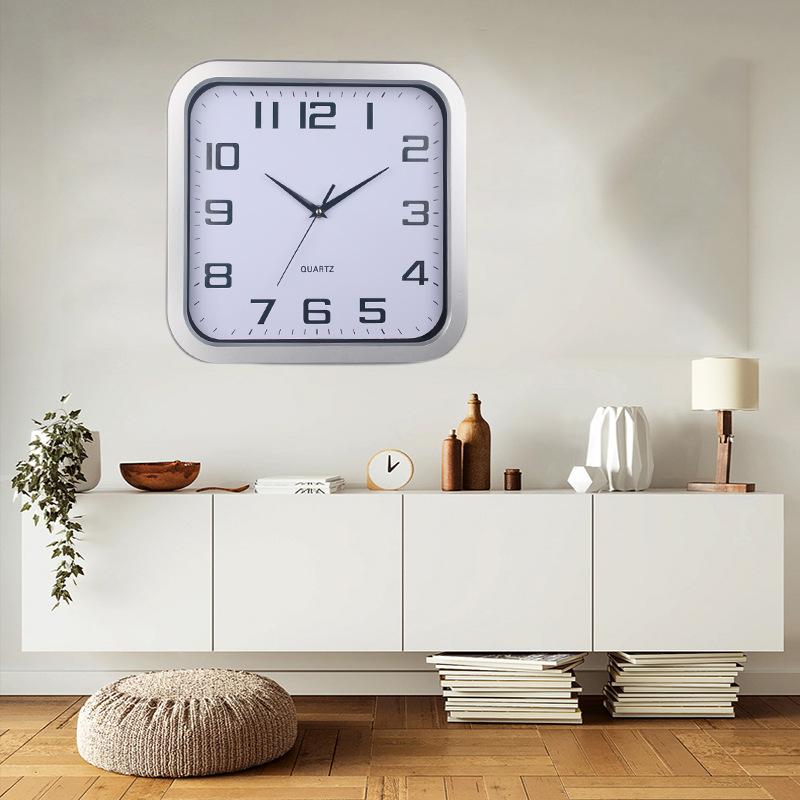 Простые настенные часы с бесшумным механизмом для гостиной, часы для дома, часы в ностальгическом стиле для гостиной, модные креативные настенные часы, кварцевые часы