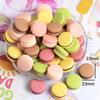 10 шт. Симуляция Макарон Миниатюрные Фигурки Плоская Сторона Смоляные Шармы Японская Еда Игрушка DIY Ожерелье Аксессуары для Изготовления Украшений