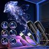 6 шт. Светодиодный USB Проектор Ночник Регулируемые Узоры Кит Бабочка Медуза Морская Звезда Океанская Лампа Для Детской Спальни Декор Подарок