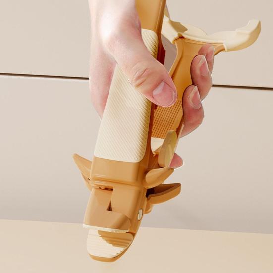 Зажим против ожогов Нескользящие кухонные щипцы Жаростойкий пластиковый инструмент для мисок и противней Дизайн кита Захват для кастрюль Многофункциональный кухонный инструмент