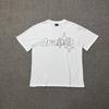 Cross-border foreign trade European and American high street Drama tide brand simple letter LOGO printing men's and women's casual loose T-shirt