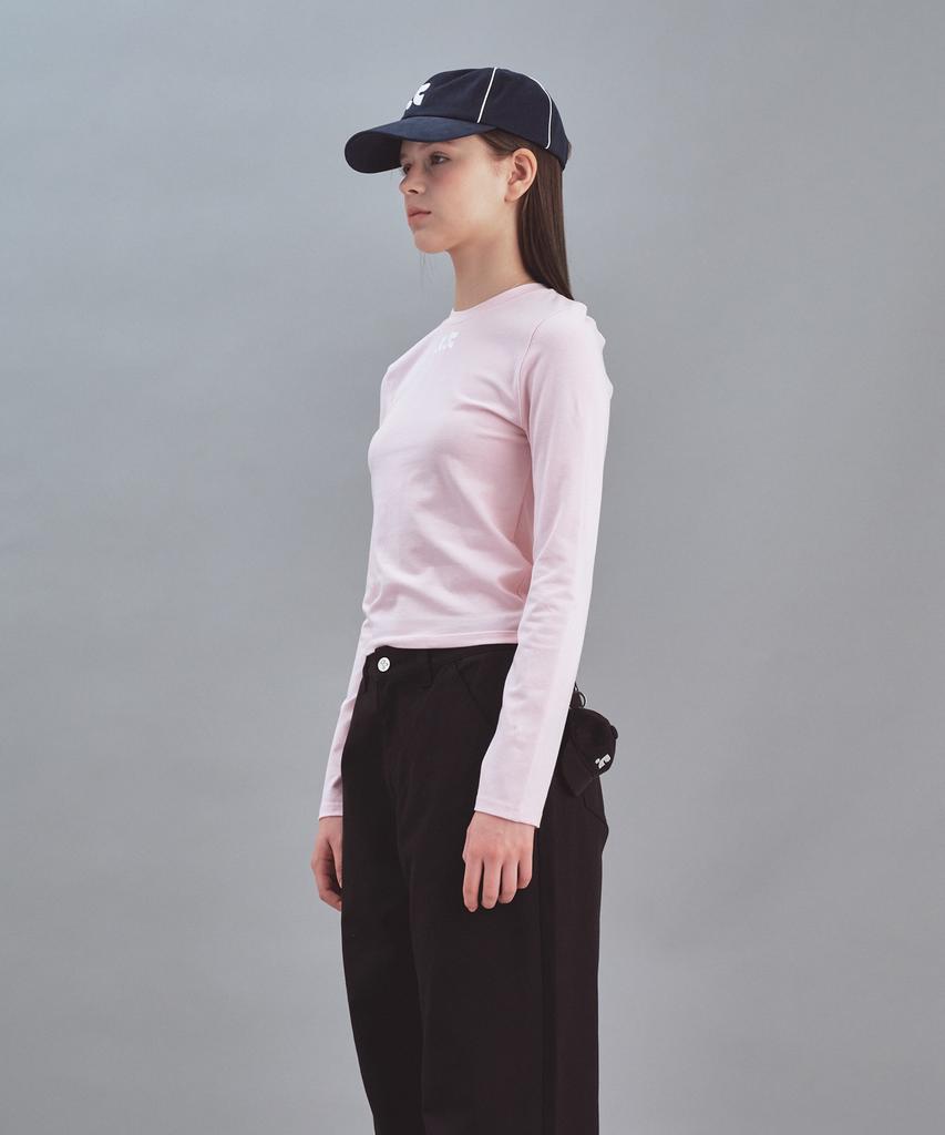 REST&RECREATION Базовая футболка с длинным рукавом - Розовый