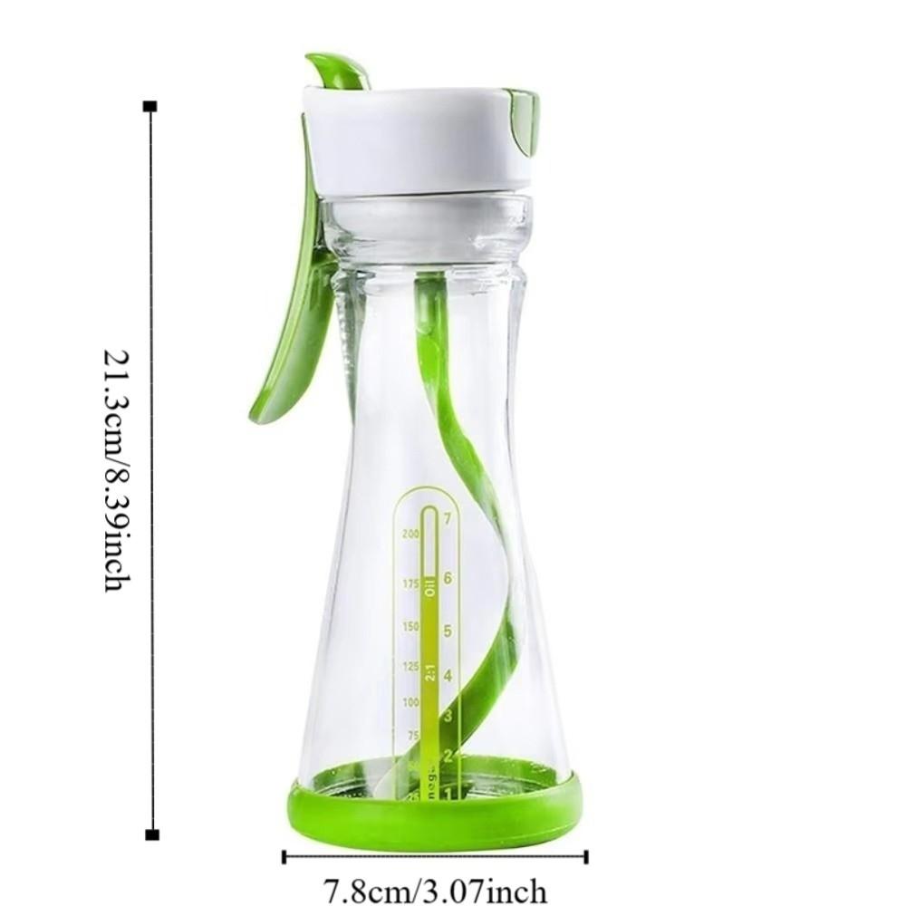 Transparent Salad Dressing Bottle Leak Proof Vinaigrette Container Creative Cruet  BBQ