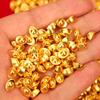 Alluvial Gold Small Yuanbao Solid Simulation Mini Alloy Glossy Ingot Small Ornaments Chinese Gift Metal Crafts