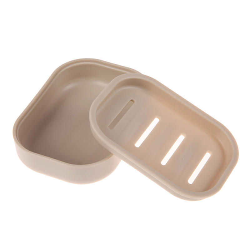 Soap Dispenser Dish Case Holder Container Box For Bathroom Travel Carry Case