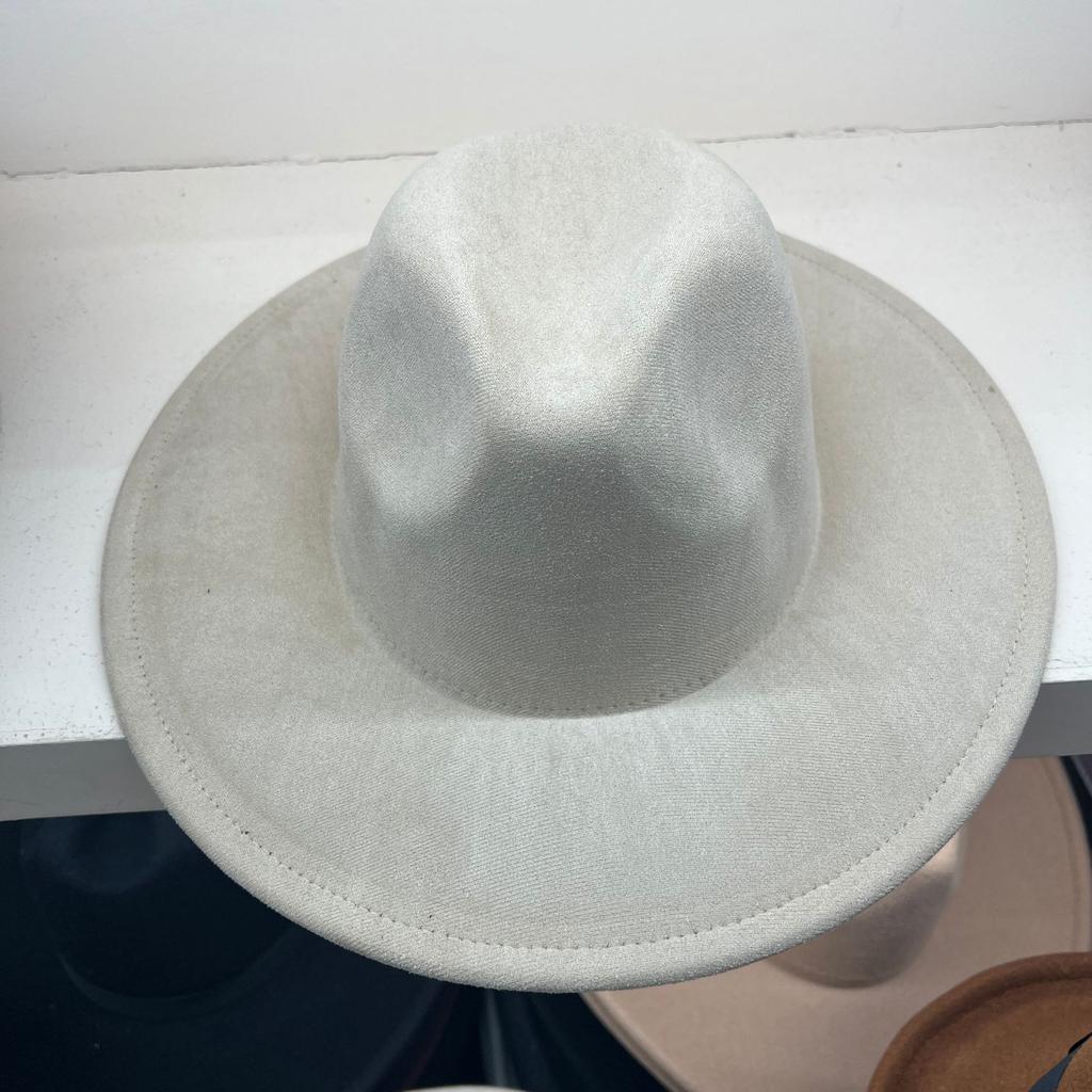 British Suede Jazz Hat Western Cowboy Hat Hidden Hat Felt Hat Big Brim Top Hat Tide
