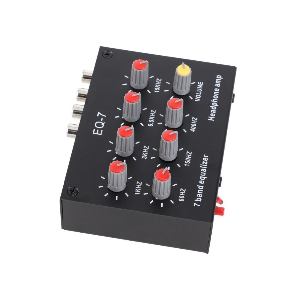 3.5mm EQ-7 Audio Signal Headset Amplifier Digital Equalizer Sound Enhancement