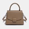 Zency Ladies Handbags Simple Leather Women Tote High Quality Designer Square Bag Crossbody Top-handle For Shopper Commuter