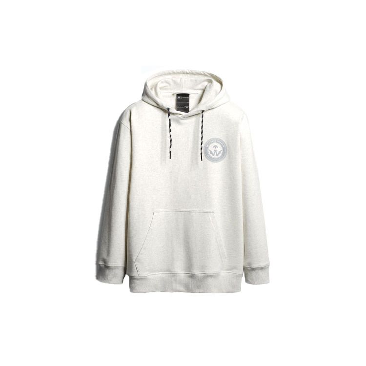 adidas X Alexander Wang Collaborative Badge Logo Толстовка мужская, топы светло-серые ED1207