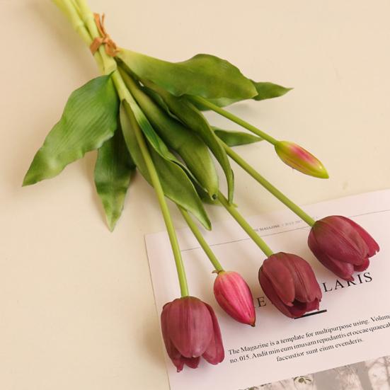 Красивые искусственные тюльпаны PE Hands, привлекательный реквизит для съемки