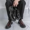 Модная мужская обувь ручной работы из кожи, дышащие оксфорды, удобная формальная повседневная обувь для мужчин, стильная мужская обувь-парикмахер