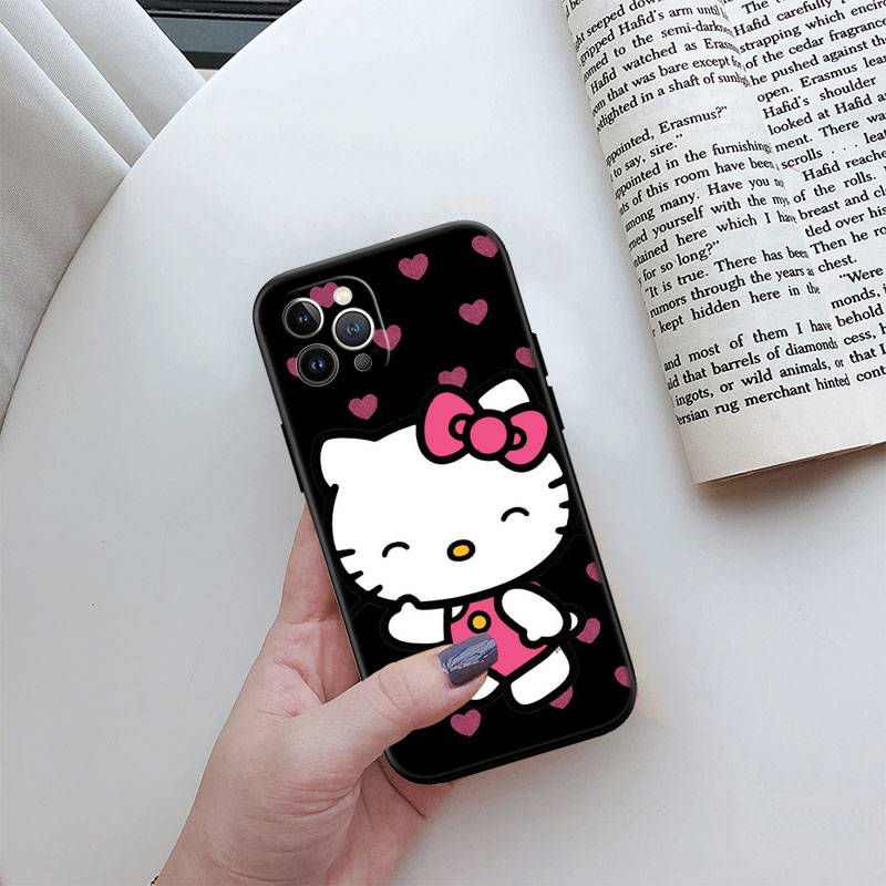 Чехол для телефона II8 Hello kitty для Xiaomi Poco C51 C50 C55 C65 C40 F6 F5 X6 X4 X3 X2 M6 M5 M4 M3 M2 F3 F2 F1 12 12X 9T 10T Pro CC9E A3 A2 A1