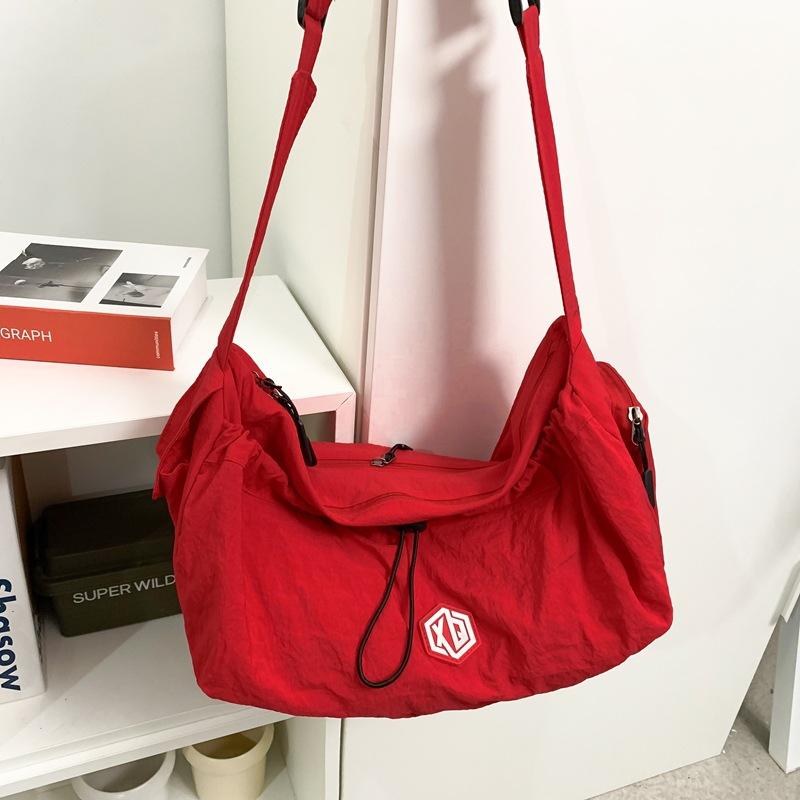 Japanese Simple Messenger Bag Women'S Autumn And Winter Leisure Large-Capacity Dumpling Bag Class Bag Commuter Shoulder Bag