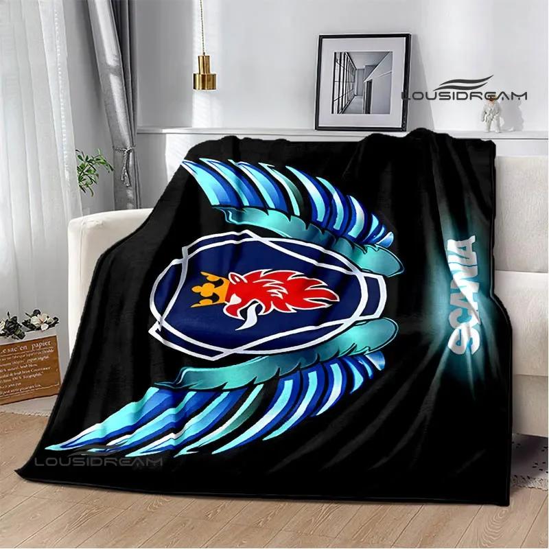3D S-Scania truck Printed blanket Picnic blanket Warm Flannel blankets Home bed linings blankets for beds Birthday Gift