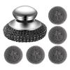 Нержавеющая Скребковая Щетка, Не Осыпающаяся Кухонная Щетка для Чистки Кастрюль и Сковород