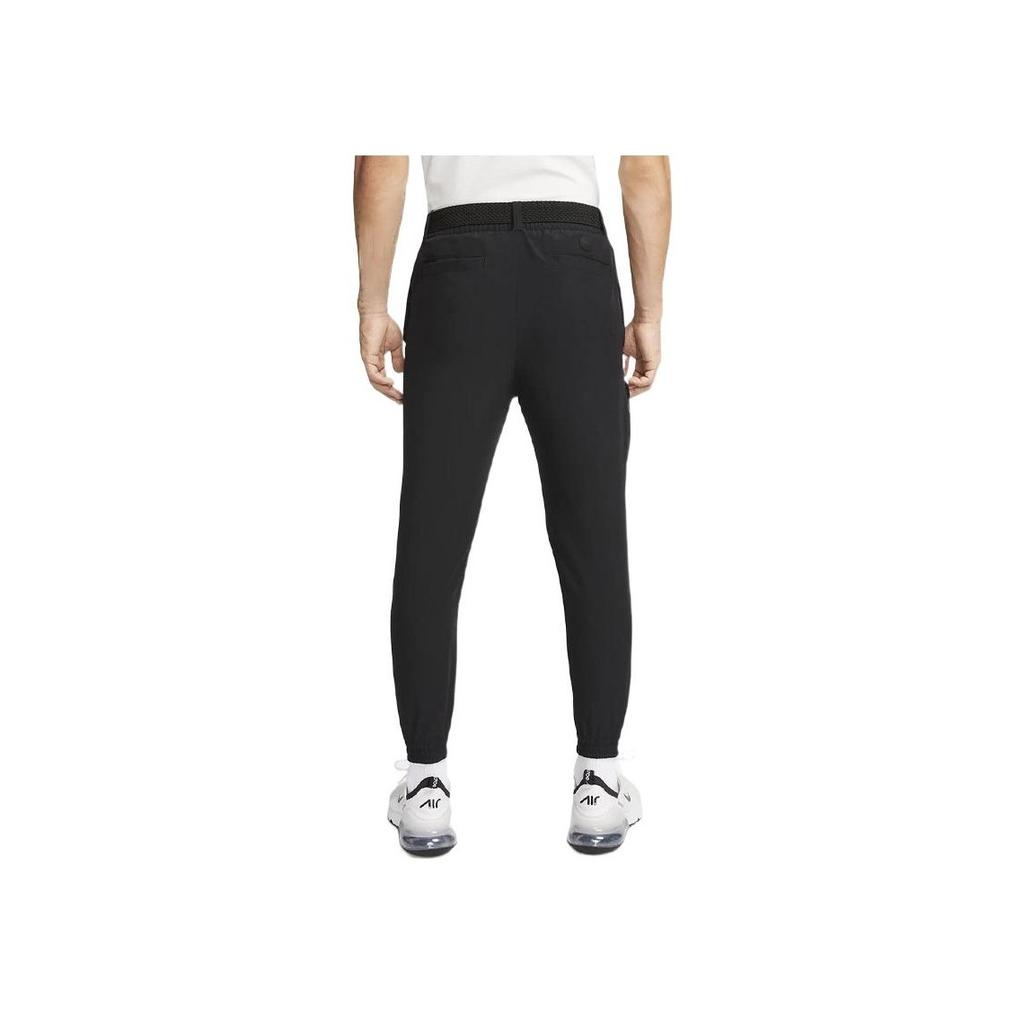 Nike Solid Color Cuffed Joggers Men Bottoms Black DV7131-010