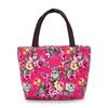 Large Capacity Floral Tote Bag Oxford Cloth Rose Mommy Bag Portable Canvas Lunch Bag  Shopping