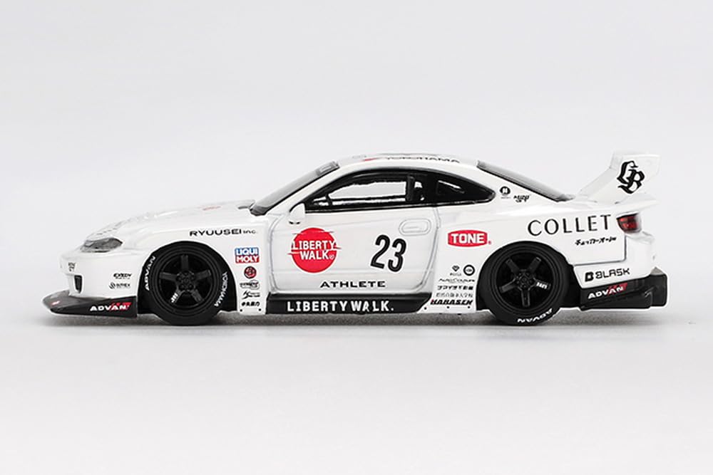Sunrich MINI GT 1/64 Scale Nissan LB-Super Silhouette Silvia S15 ATHLETE (Right-Hand Drive) Finished Model MGT01054-R