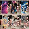 Чехол для Vivo V25 Pro 5G Case V2158 Эстетичный Модный Милый Кот Мультяшный Мягкий Силиконовый Задний Чехол Прозрачный ТПУ Чехол для Телефона
