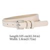 Crocodile Pattern Women's Belt PU Leather Leather Belt Vintage Waistband Belts  Pants