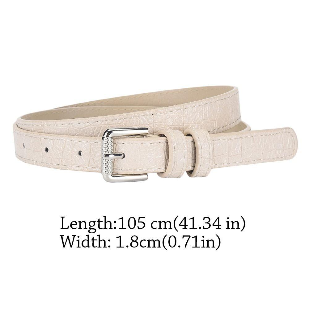 Soft Waistband Belts PU Leather Leather Belt Vintage Women's Belt  Jeans