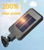 LED Solar Street Wall Lights Waterproof Induction Solar Powered Lamp for Outdoor Garden Patio Path Yard Garage Torch with Remote