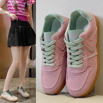 Женские парусиновые кроссовки в стиле колор-блок на шнуровке, парный стиль, размеры 35-44, спортивный студенческий дизайн