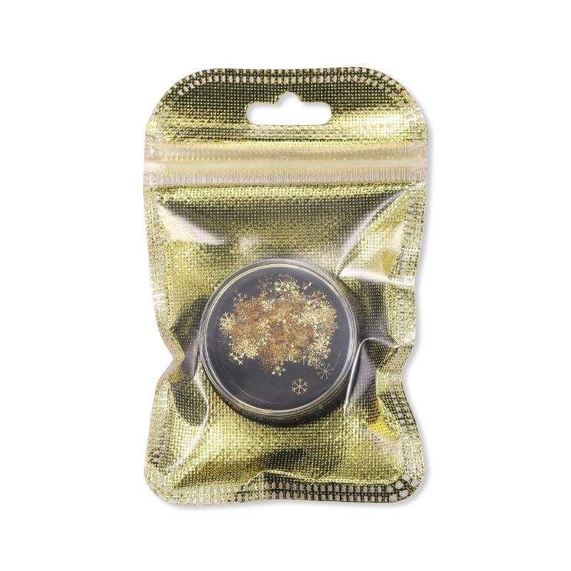 Украшения для ногтей Рождественская нашивка Снежинка Серия блесток для ногтей Наклейка на ногти