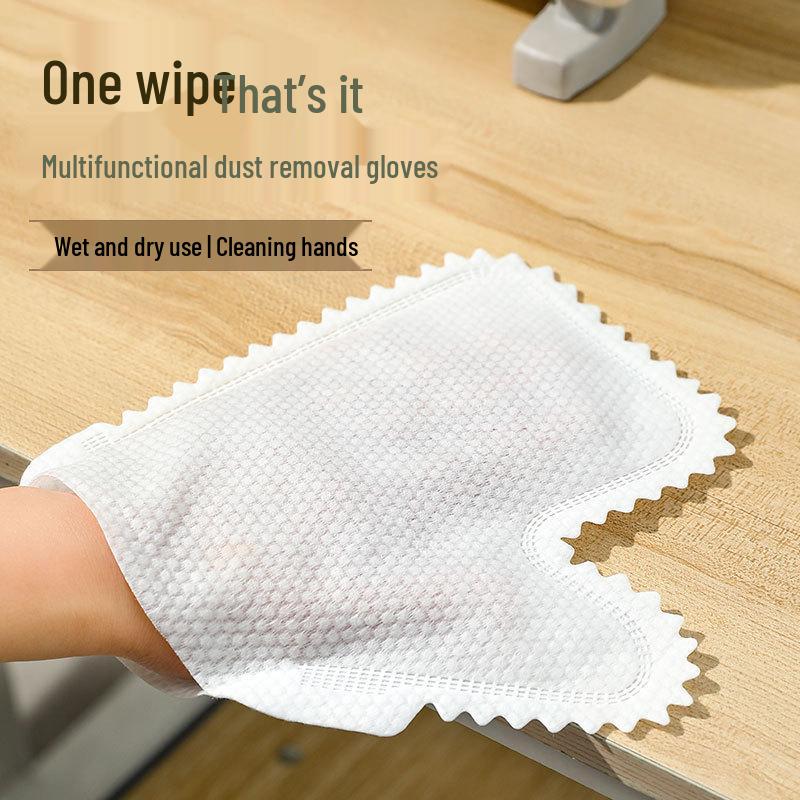 Newcomer 0.22 Free Shipping: Disposable Electrostatic Dust Removal Non-woven Fabric Gloves