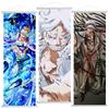 Anime One Piece Scroll Canvas Painting Zoro Sanji Luffy Home Decor Wall Hanging Ace Nami Hancock Poster Wall Art Room Decor