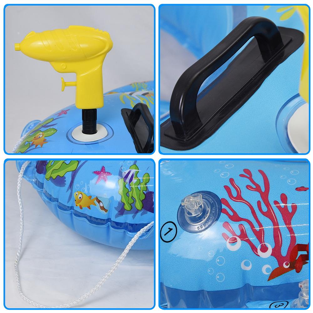 Надувной мультяшный плавающий бассейн Надувной бассейн Лаунж Лето Открытый Плавательный круг Вечеринка в бассейне Детские игрушки