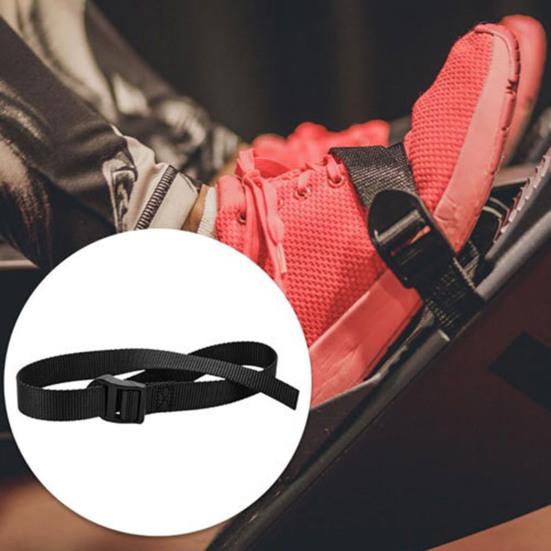 2Pcs Rowing Machine Foot Strap Heavy Duty Adjustable Feet Strap Replacement Multi-functional