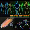 100 Pack Glow Stick Glow In the Dark Party Supplies for Kids, Adult 20ml