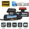 1080P Full HD Dual Dash Cam - Wide Angle Front and Inside Recording, 3.16" LCD Display, 170° View, Night Vision, 24H Parking Monitor, G-Sensor