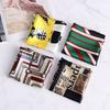 Vintage Wrist Wrap Head-Neck Tie Hair Band Silk Feel Satin Bandana Women Square Scarf Handkerchief