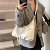 Casual Retro Large-capacity Bag Women's 2025 New Autumn and Winter Commuter Shoulder Messenger Bag Fashionable Dumpling Bag