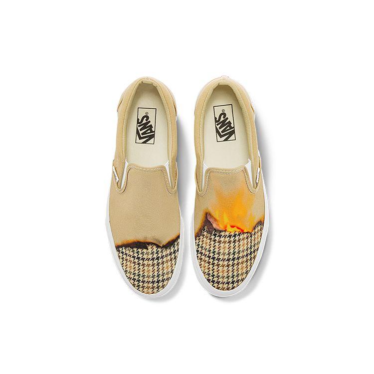 Vans Классические слипоны Желто-коричневые Унисекс Кроссовки VN000XG8AZP