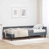 Corner Bed Frame with Mattress Other 2 pcs Grey Velvet