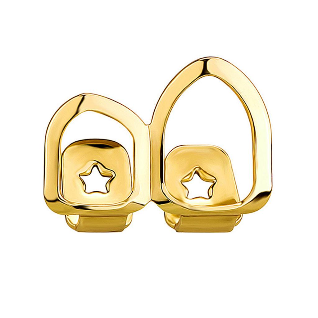 Стильные полые зубные накладки Вертикальная планка Зубная накладка Зубные грилзы Брекеты Модные зубные накладки Уникальные зубные украшения