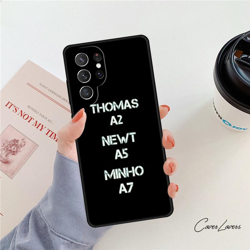 Чехол для телефона Maze Runner newt Для Samsung Galaxy S24 S25 S23 S22 Ultra Note 10 20 Plus S20 S21 FE Обложка