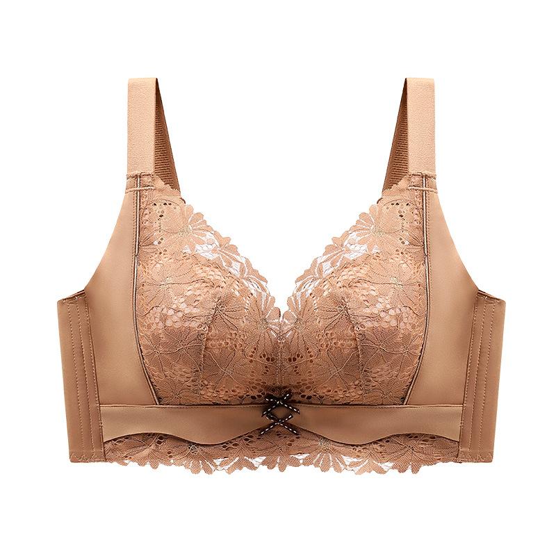 Нижнее белье для сбора, женское нестальное кольцо, удобный противопровисающий бюстгальтер, теплый на ощупь, регулируемый бюстгальтер