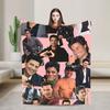 Super Soft Blanket Travel Chayanne Singer Throw Blanket  Flannel Bedspread For Home Decor Print Sofa Bed Cover