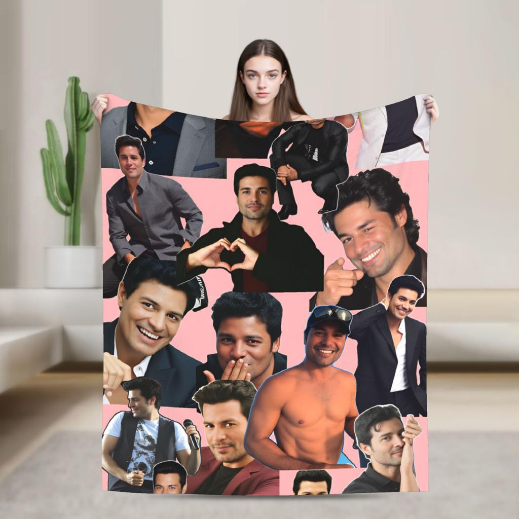Super Soft Blanket Travel Chayanne Singer Throw Blanket Flannel Bedspread For Home Decor Print Sofa Bed Cover