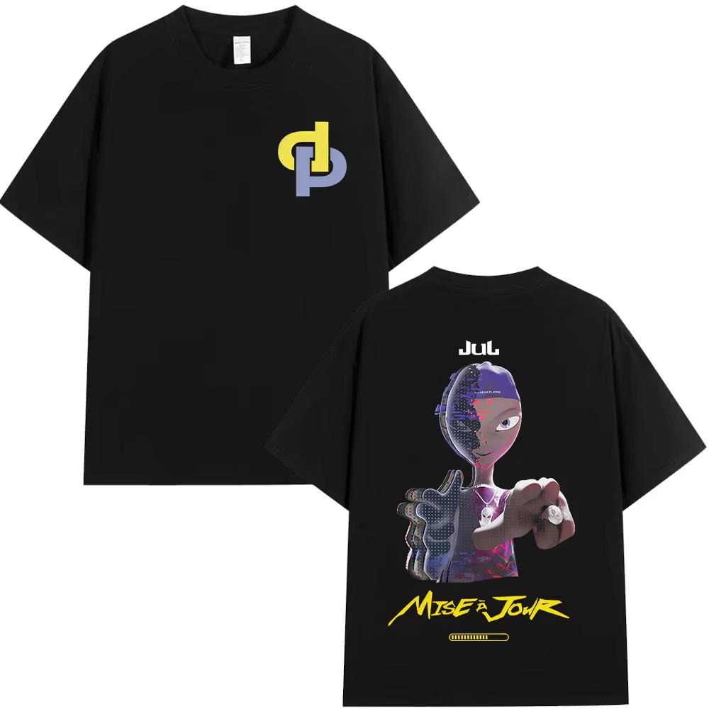Rapper Jul Julien Mari Le Prince De Marseille Dp à Vie Extraterrestre My World Graphic Portrait Print Hip Hop Retro Aesthetic