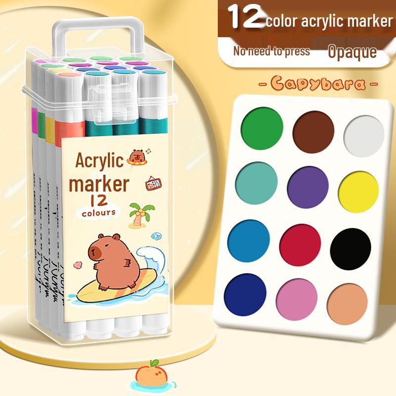 Акриловые маркеры и смываемые мелки для детей - Художественные принадлежности для начальной школы и детского сада