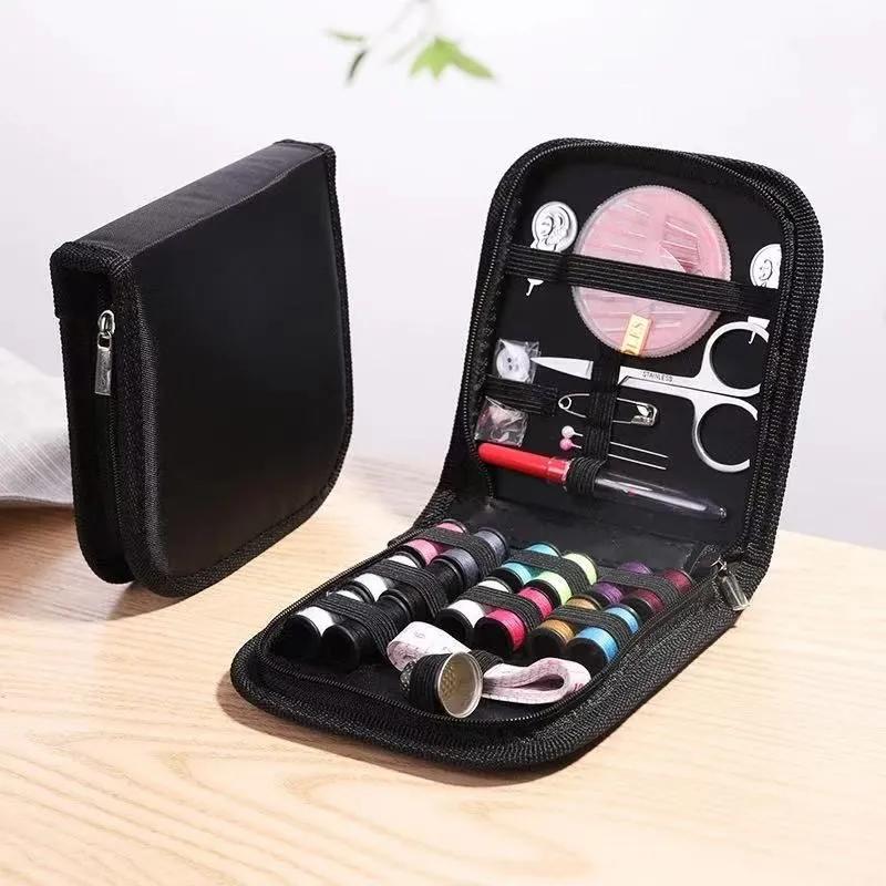 63 pieces sewing kit with thread and needle for home and trips